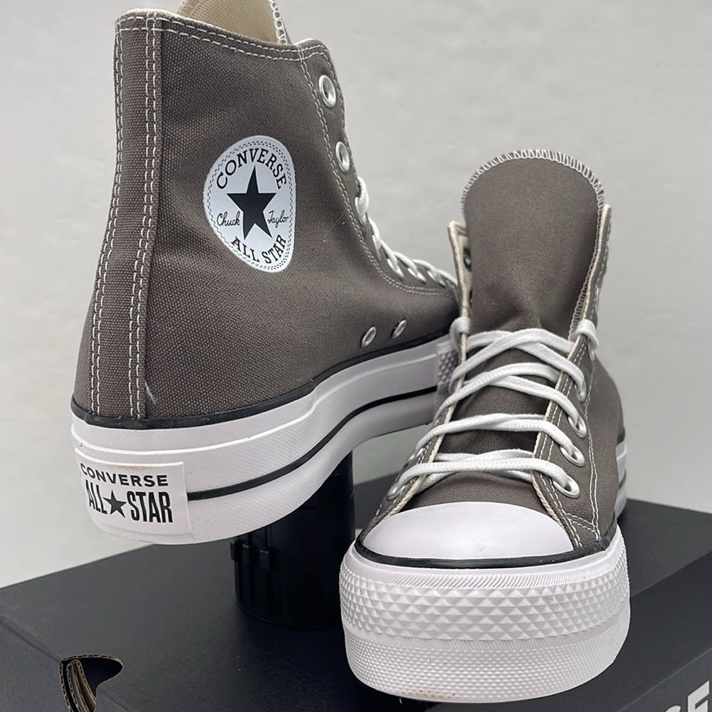 Converse WMNS High-Top Platform Sneakers A09221F CTAS LIFT HI
CHARCOAL/WHITE - Picture 8 of 16